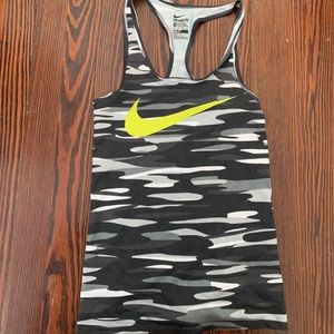 Nike Dri-fit Camo Workout Tank